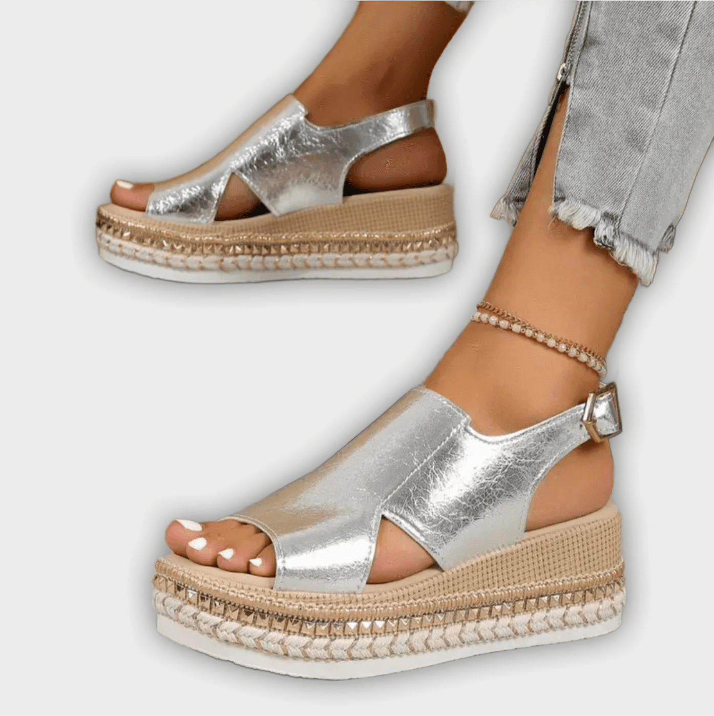 Manon – Women’s Platform Sandals – Orthopedic Support – Slingback Strap
