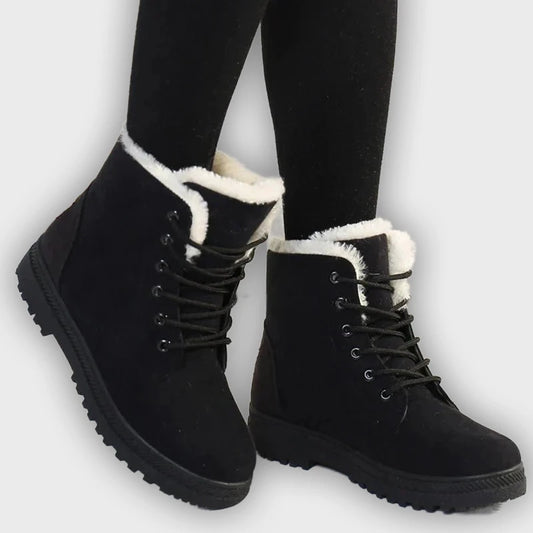 Sanni – Women’s Plush Lined Boots – Low Heel, Cozy & Stylish
