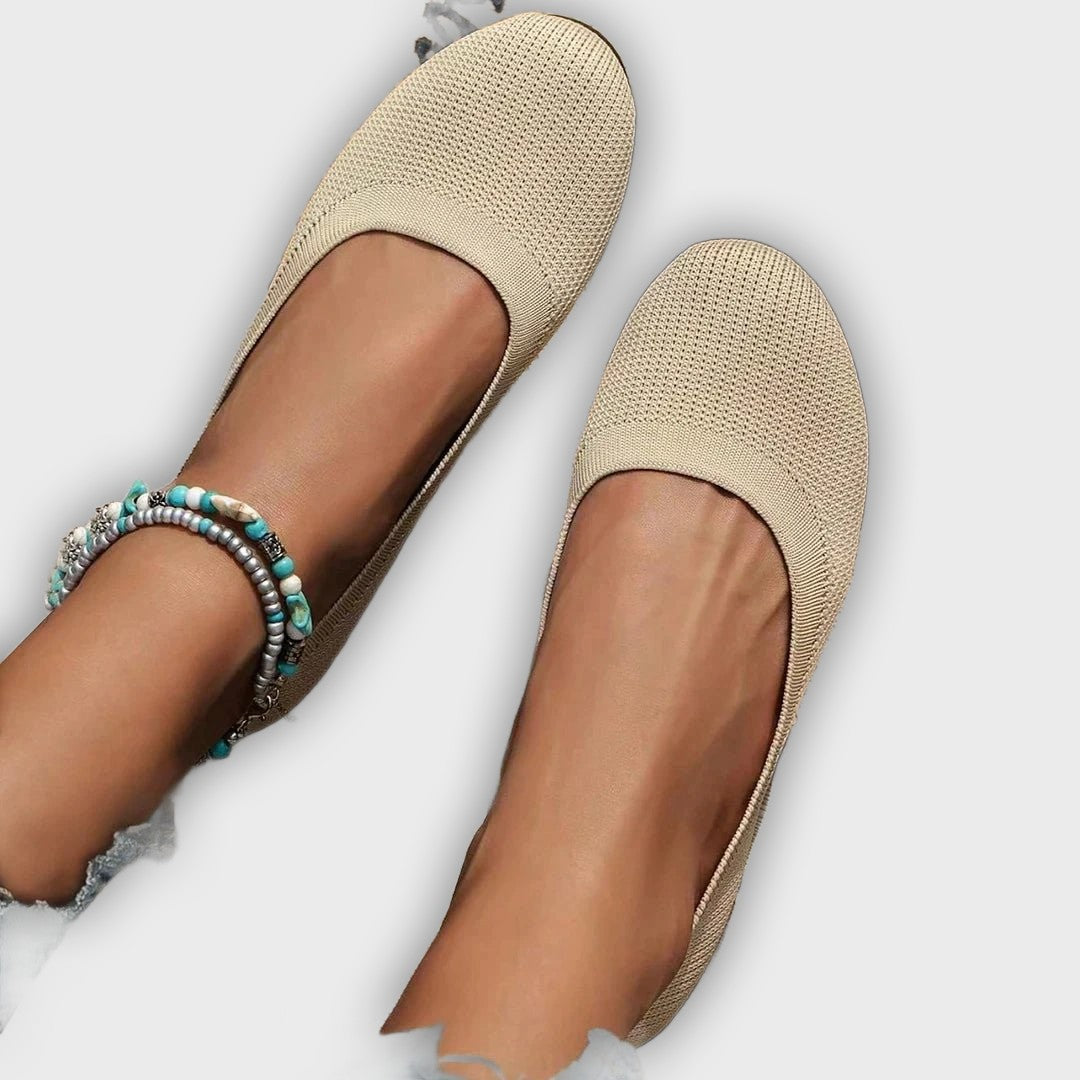 Signe – Women’s Loafers – Knit Fabric Slip-On with Orthopedic Support