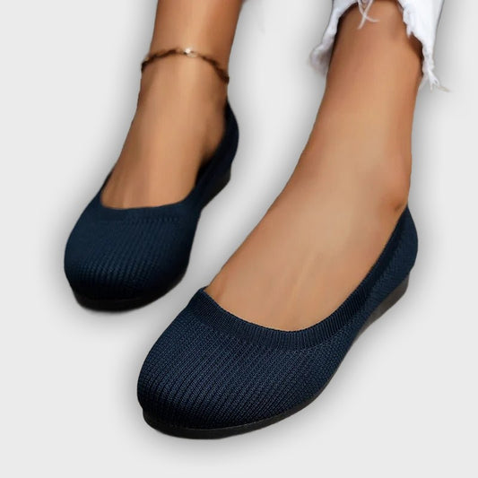 Signe – Women’s Loafers – Knit Fabric Slip-On with Orthopedic Support