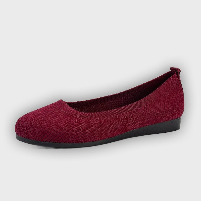 Signe – Women’s Loafers – Knit Fabric Slip-On with Orthopedic Support