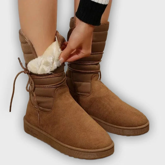 Svala – Women’s Lace-Up Boots with Fur Lining