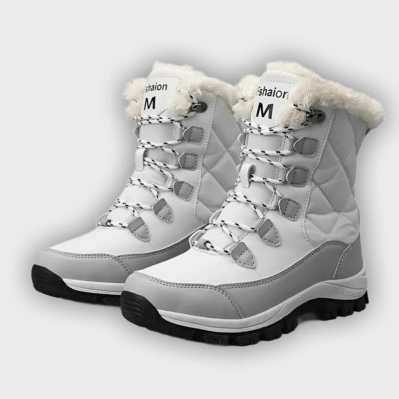 Talia – Women’s Cozy Outdoor Lace-Up Boots with Warm Lining