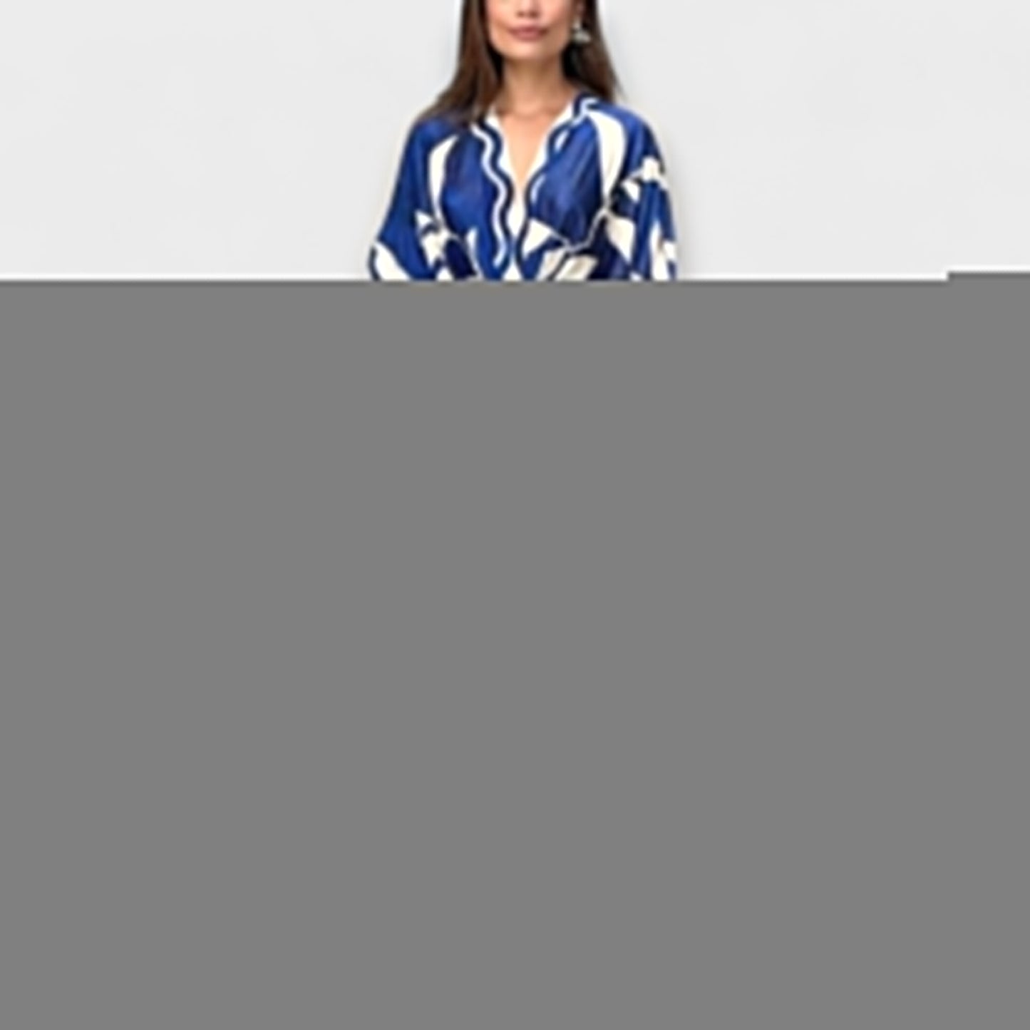 Cleo - One-of-a-Kind Dolman Midi Dress with Brazilian Print