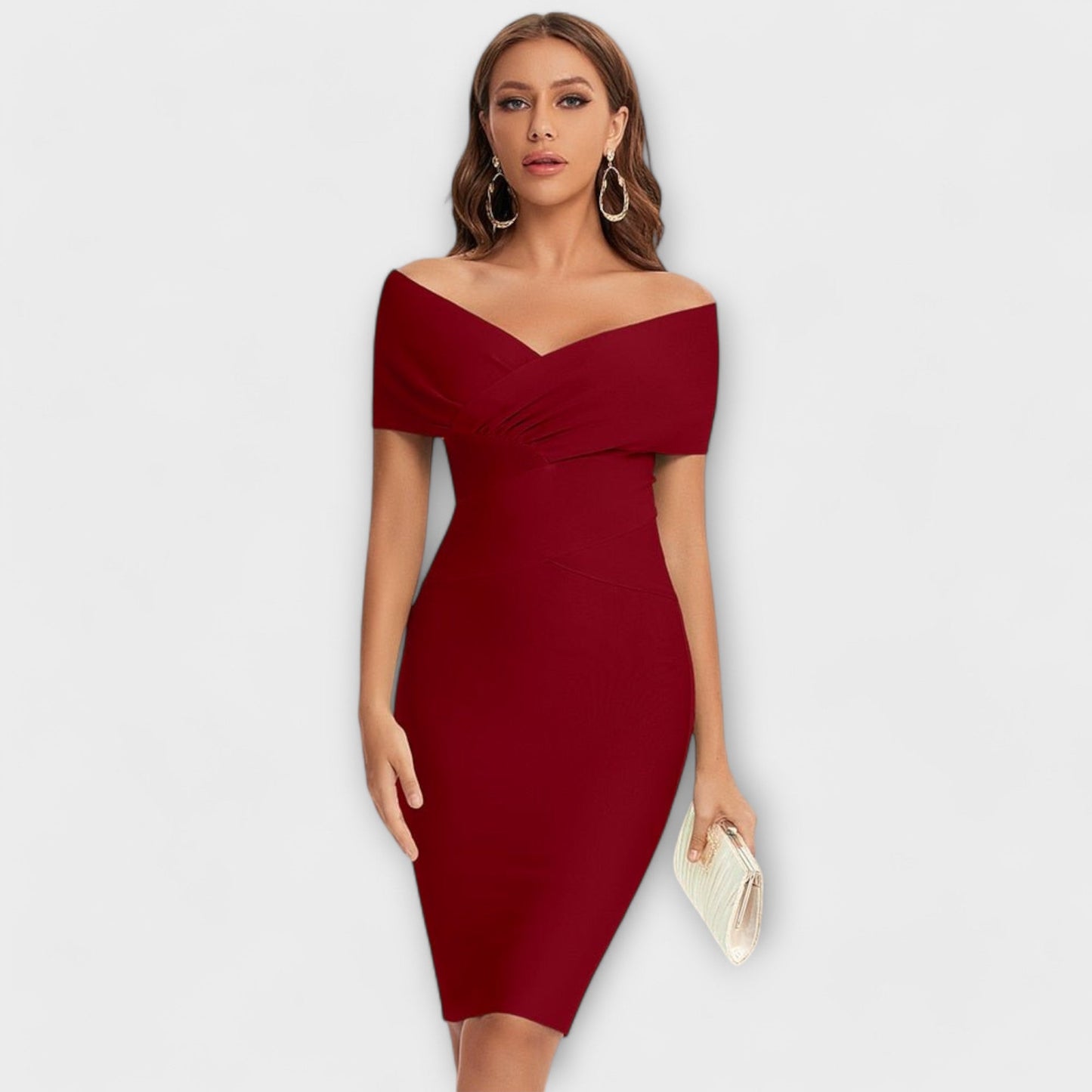 V-Neck Elegant Dress