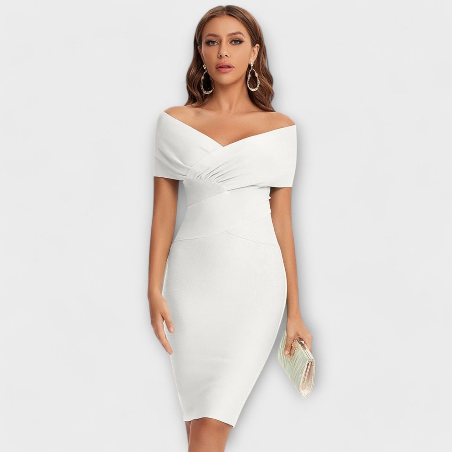 V-Neck Elegant Dress