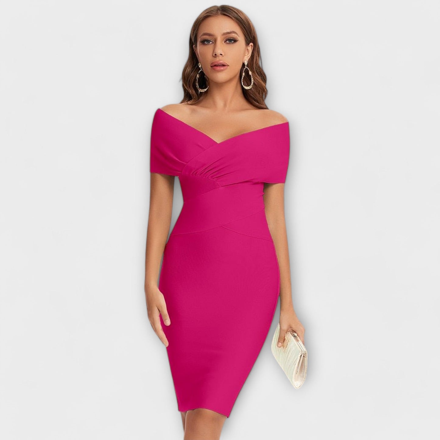 V-Neck Elegant Dress