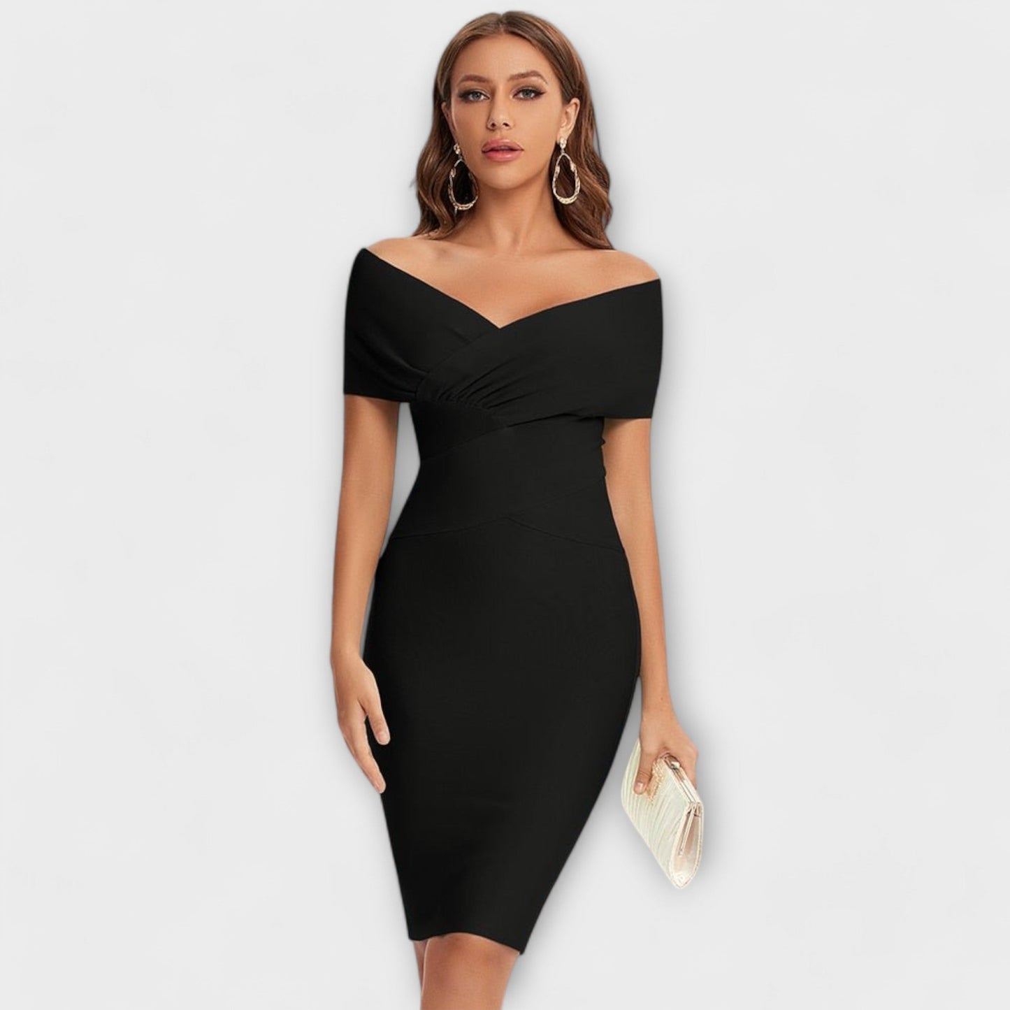 V-Neck Elegant Dress