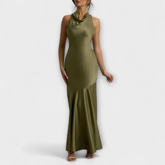 Lennon - Elegant Satin Maxi Dress