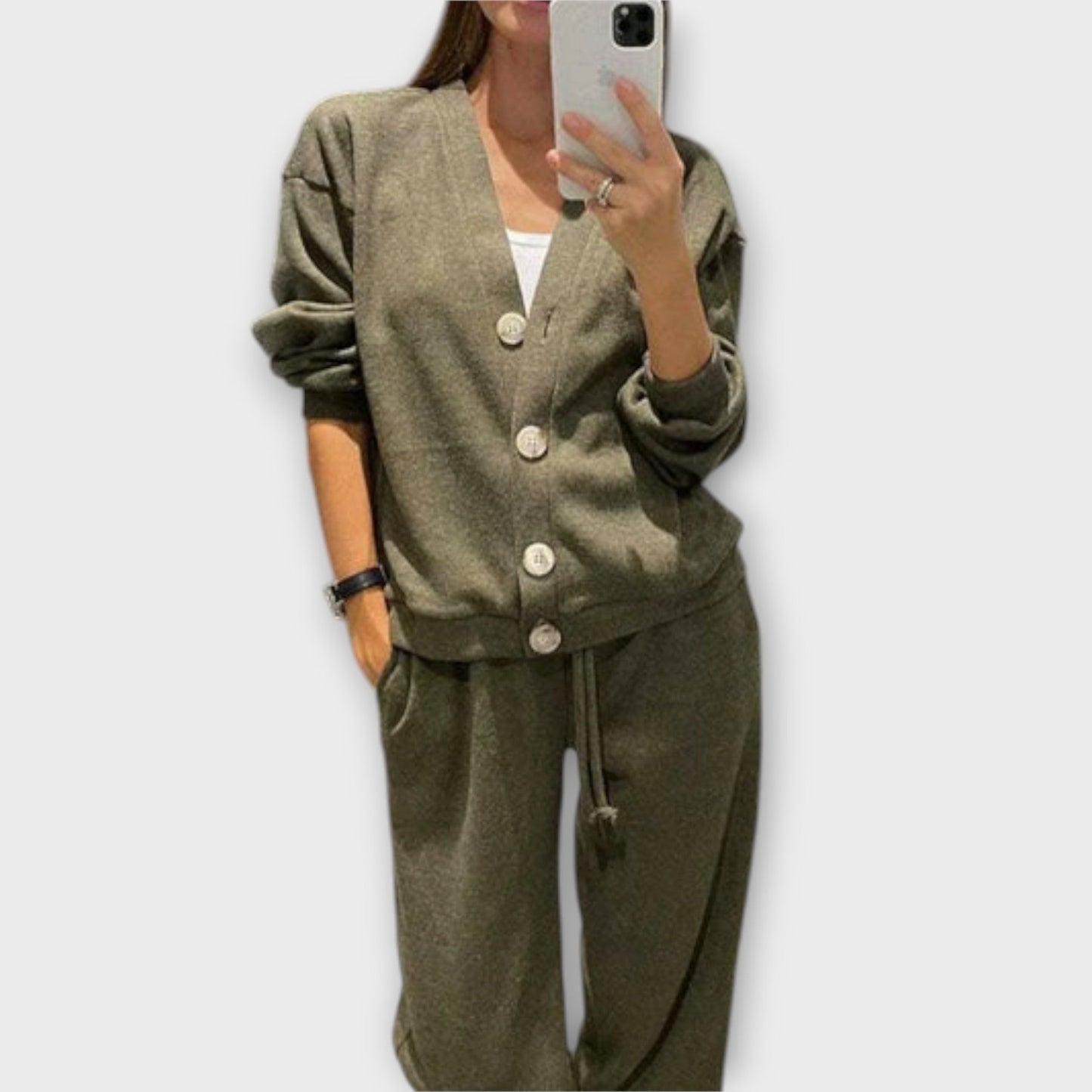 Chantal – Cardigan and Pants Set