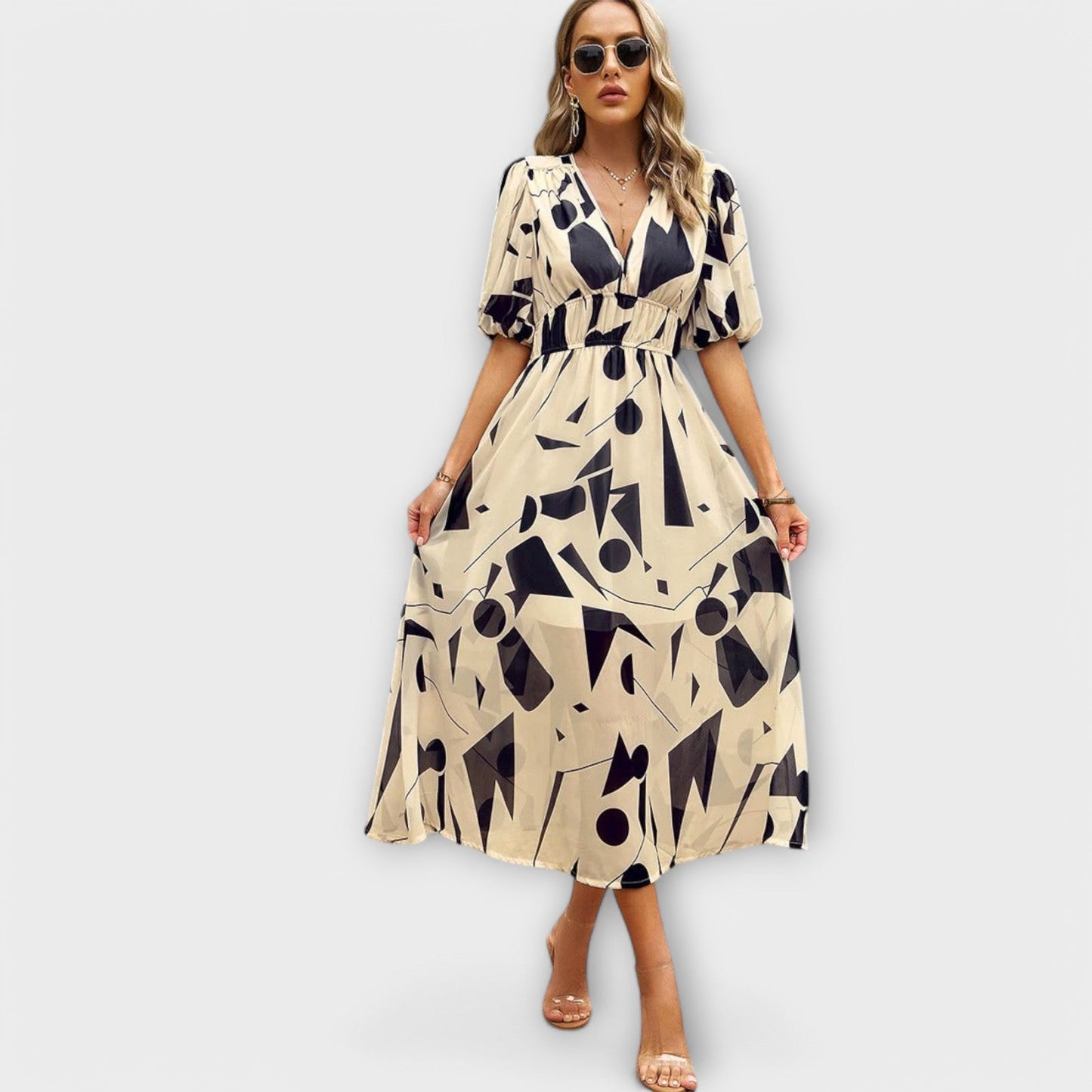 Mathilda - Chic Midi Dress