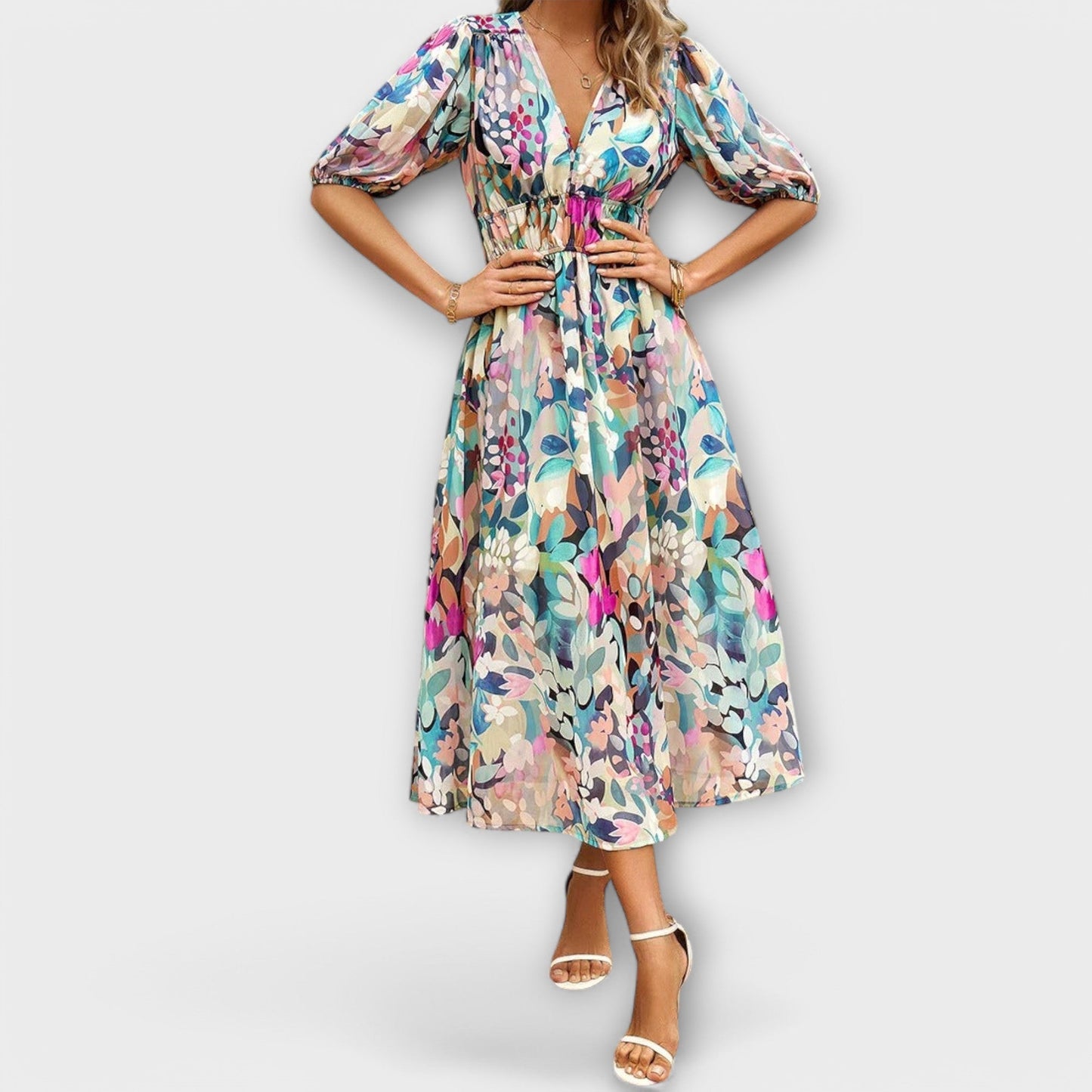 Mathilda - Chic Midi Dress