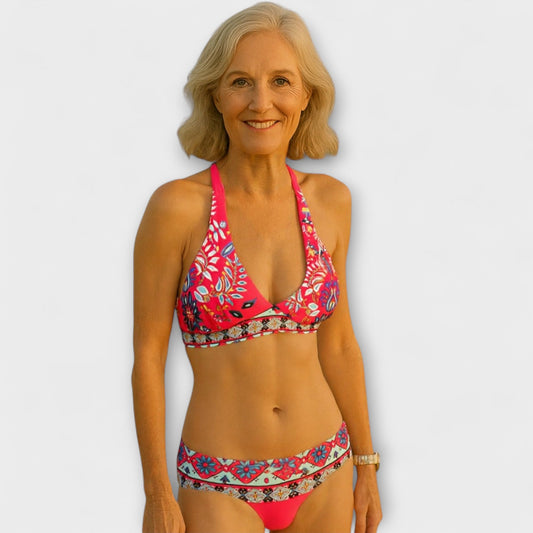 Sandra – Bohemian Halter Bikini Top