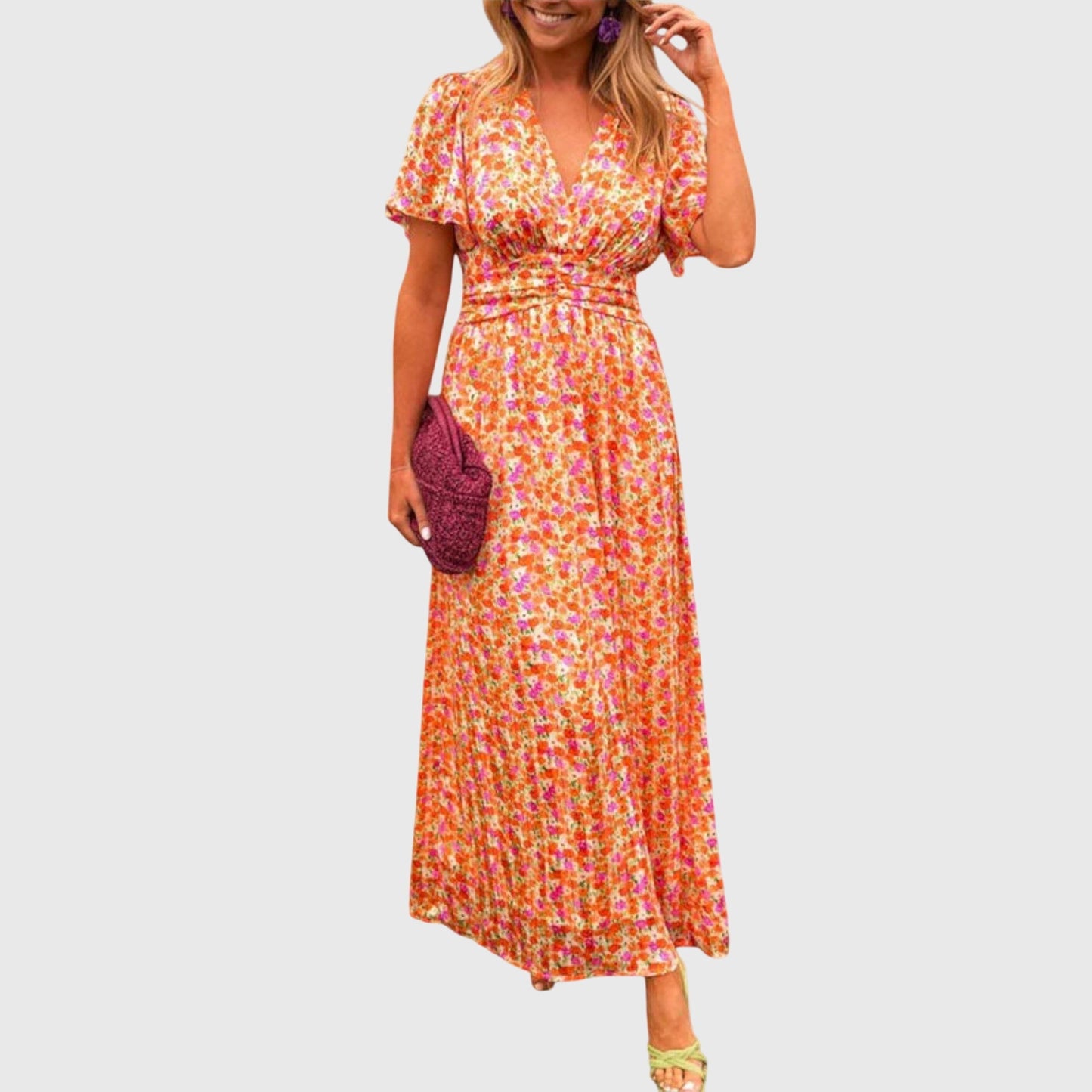 Classic Dresses with V-Neck
