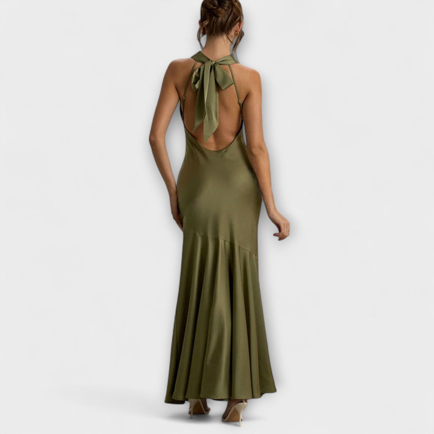 Lennon - Elegant Satin Maxi Dress