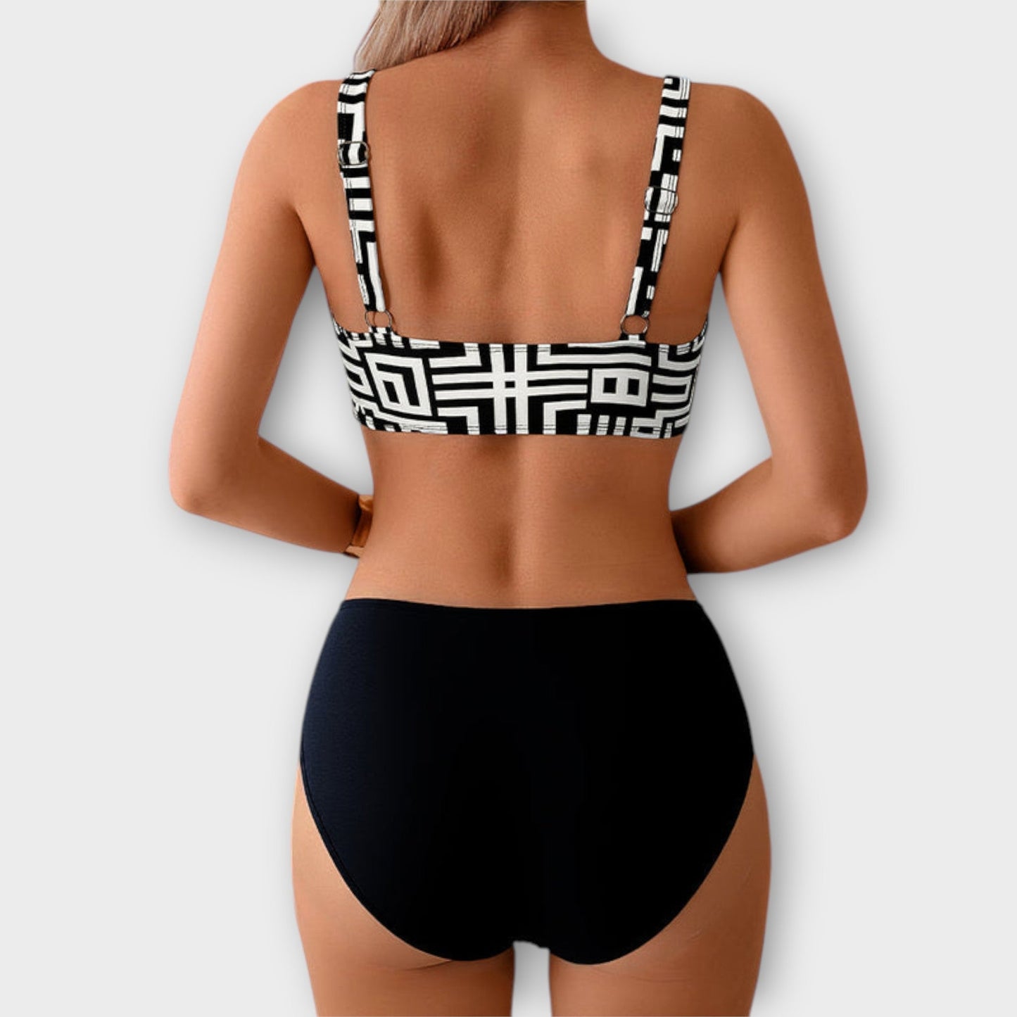 Claire - Stylish Two-Piece Patterned Bikini