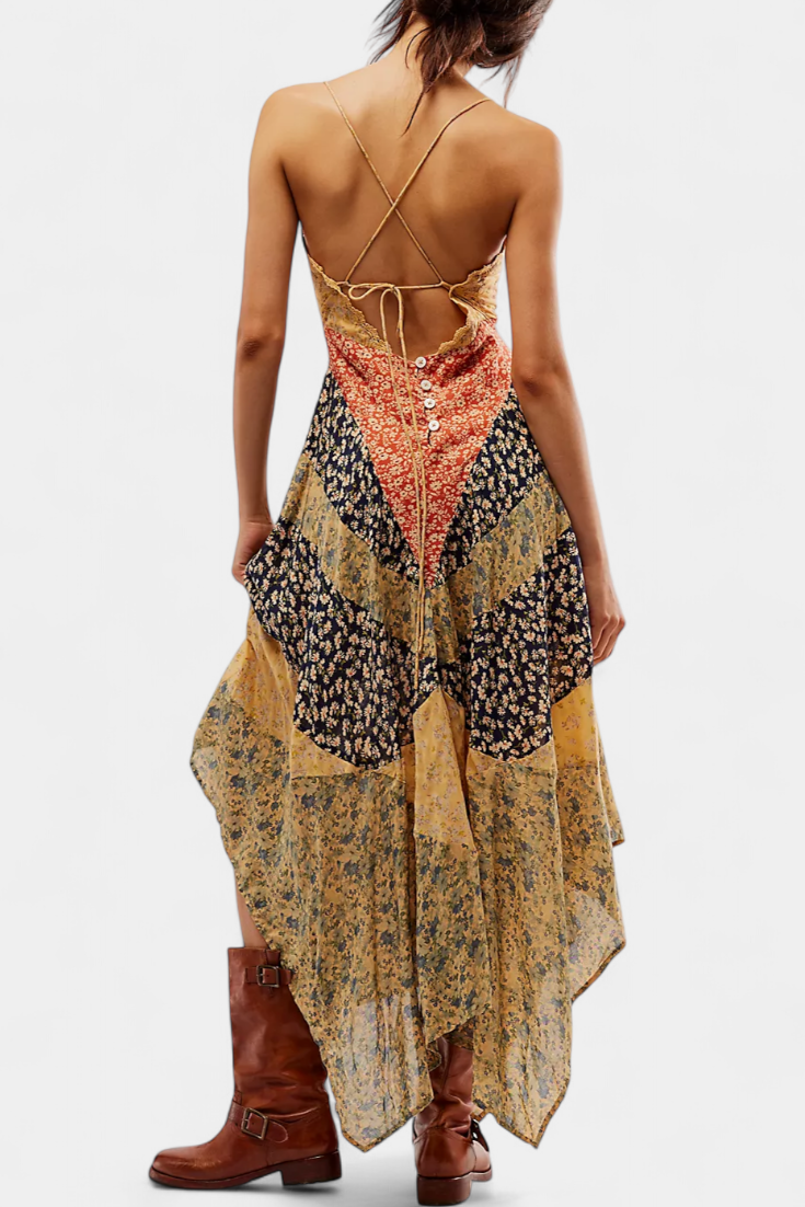 Francine Maxi Dress in Flowers
