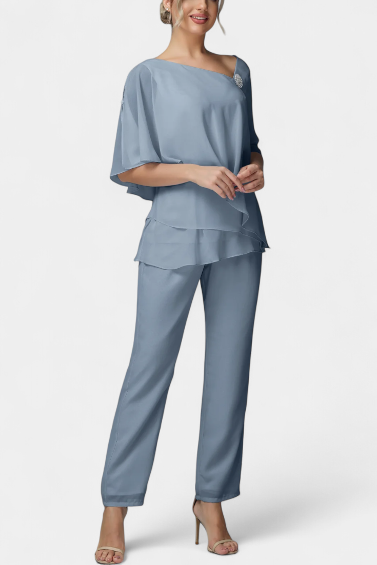 Dinah Two-Piece Set with Effortless Feminine Silhouette