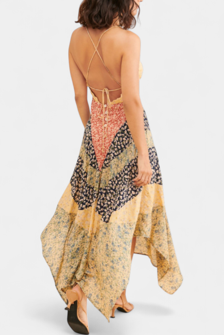 Francine Maxi Dress in Flowers