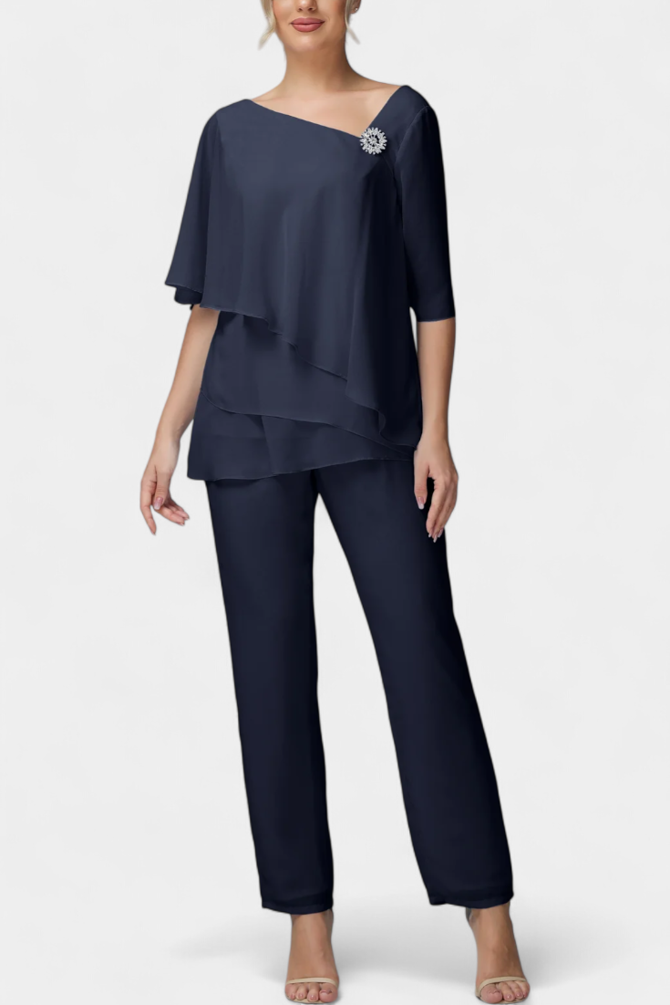 Dinah Two-Piece Set with Effortless Feminine Silhouette