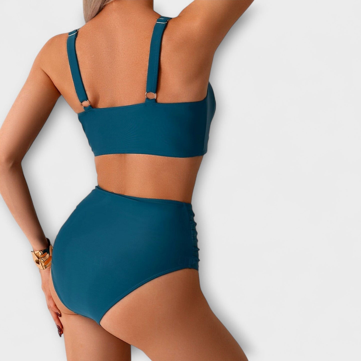 Nicole – Gathered Fabric Bikini
