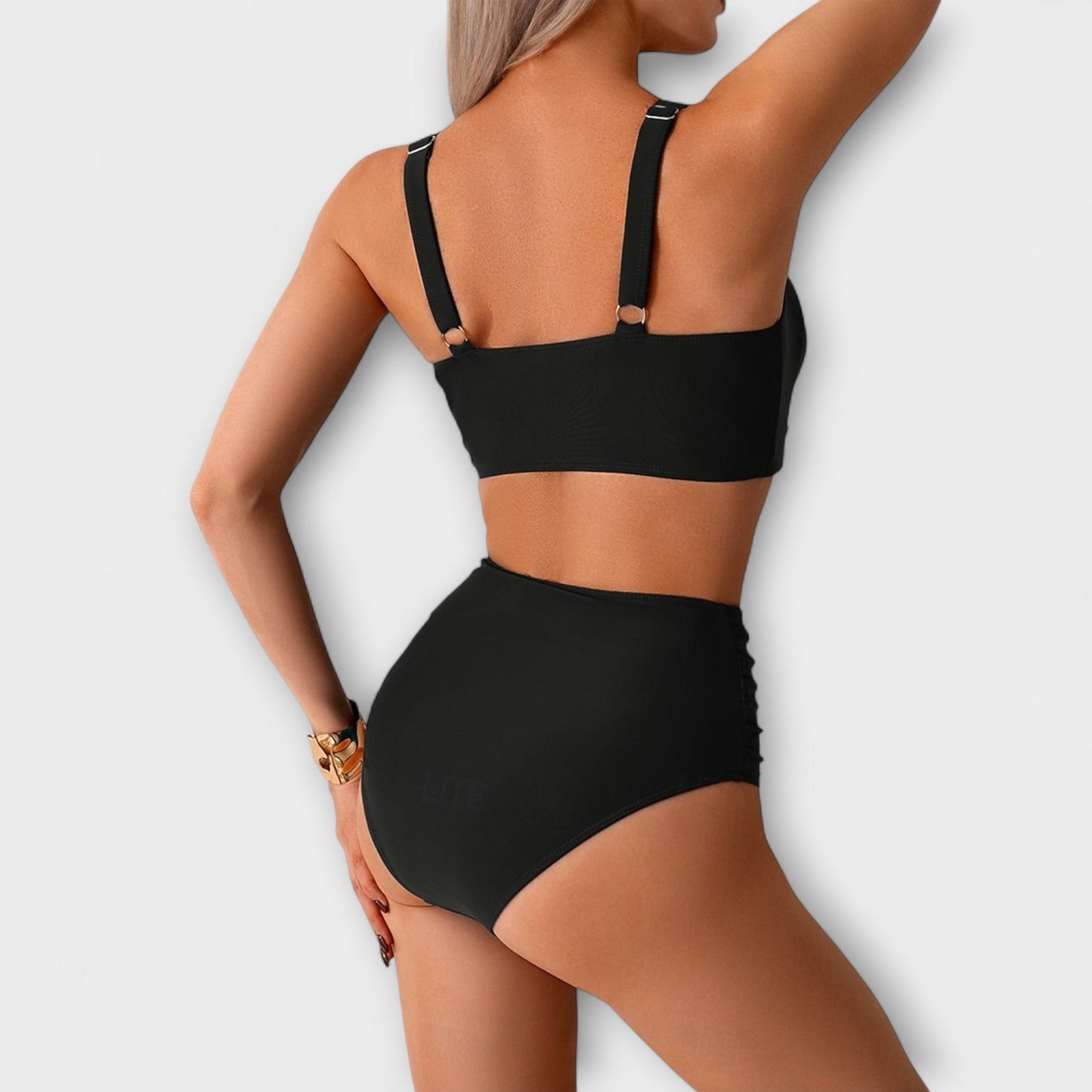 Nicole – Gathered Fabric Bikini