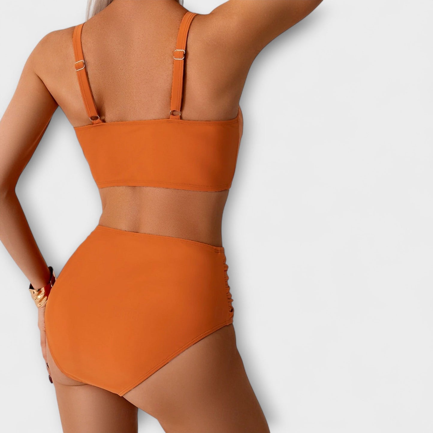 Nicole – Gathered Fabric Bikini
