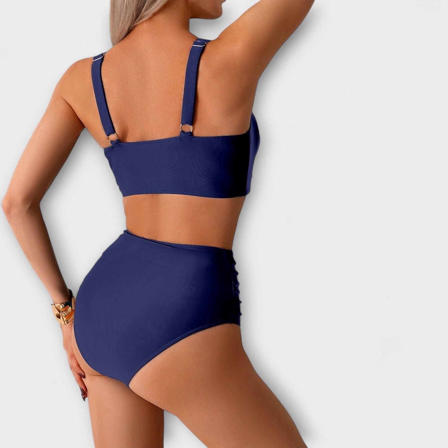 Nicole – Gathered Fabric Bikini