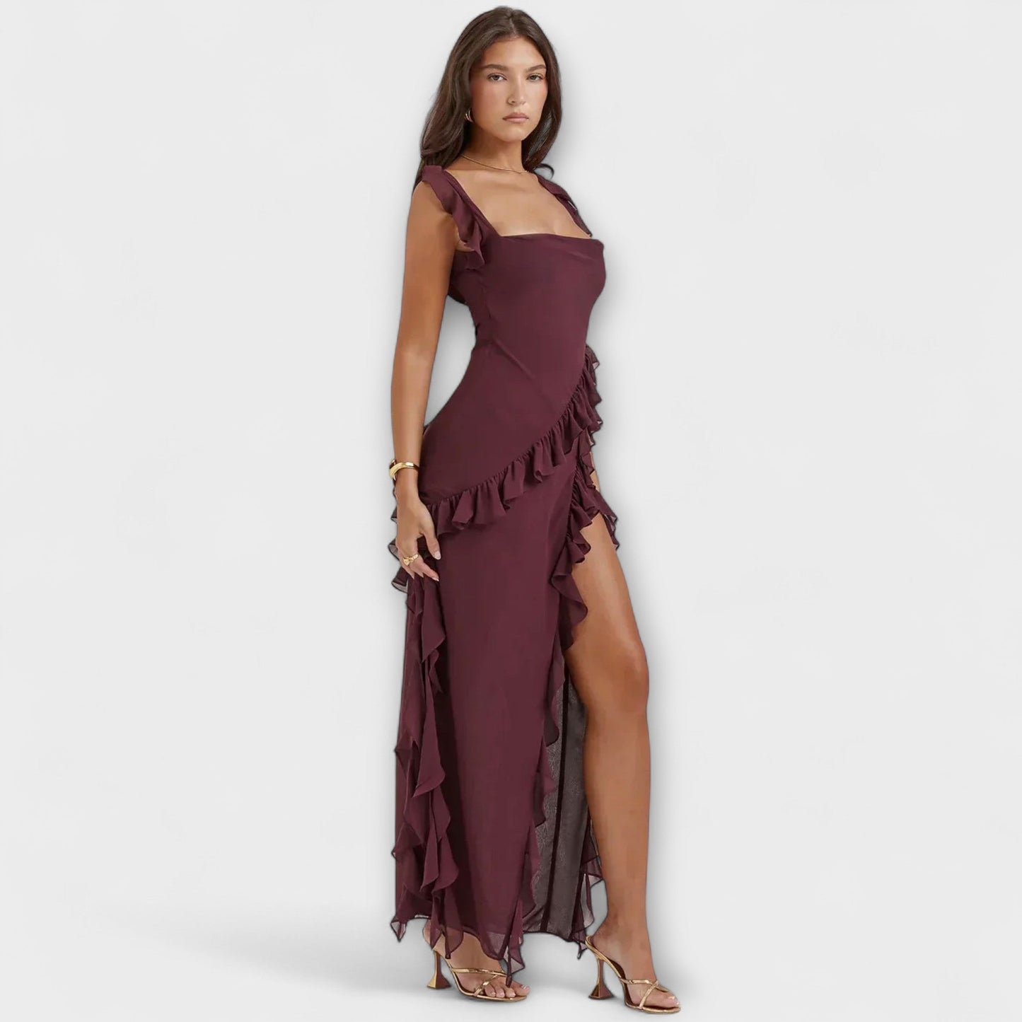 Lara - Chic Maxi Dress with Slit