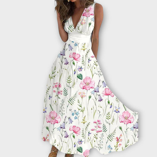 Romy Floral V-Neck Dress