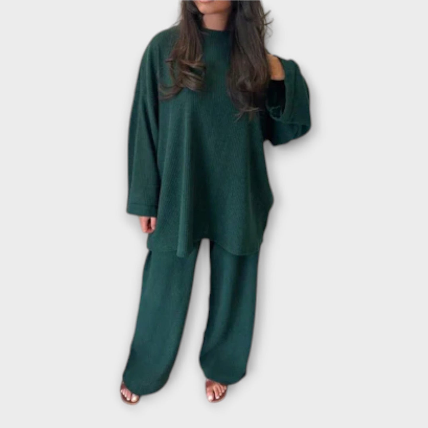 Ingrid Oversized Ribbed Set