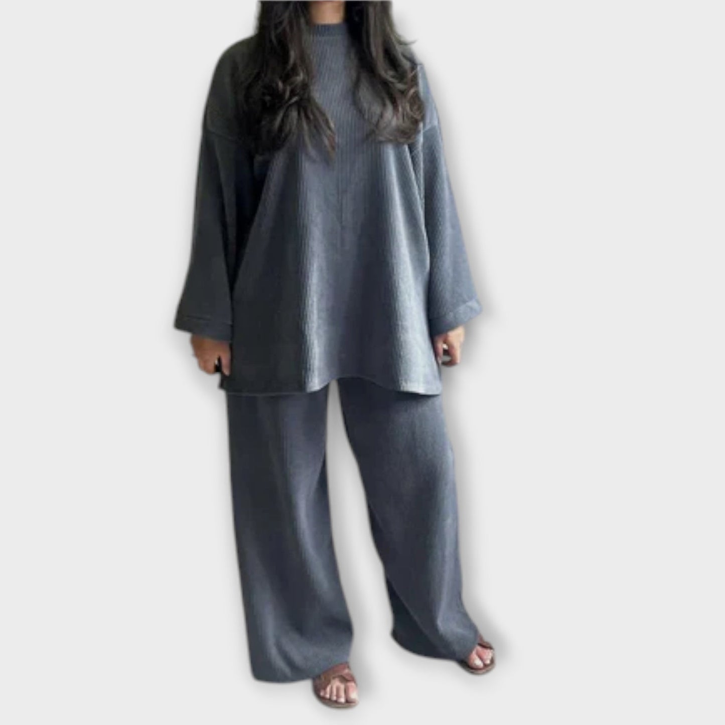 Ingrid Oversized Ribbed Set