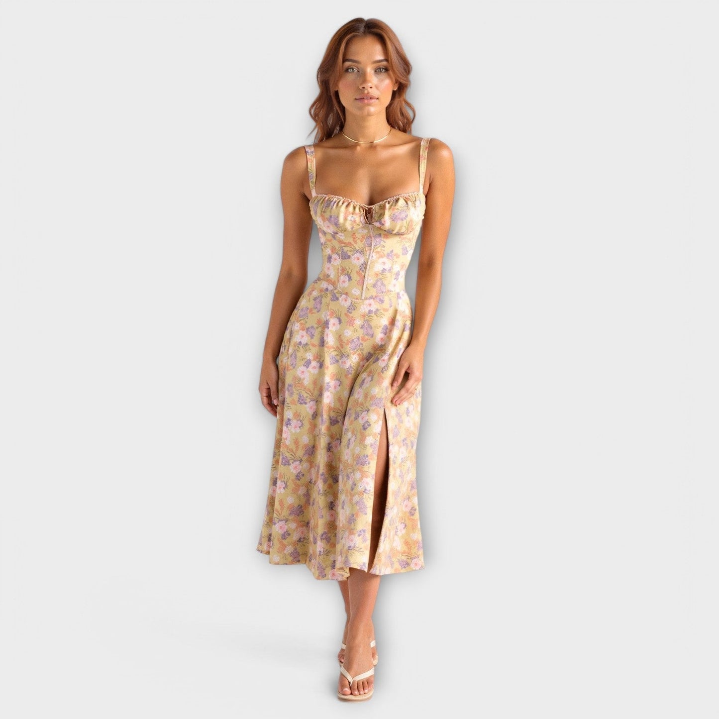 Kiana - Midi Corset Dress
