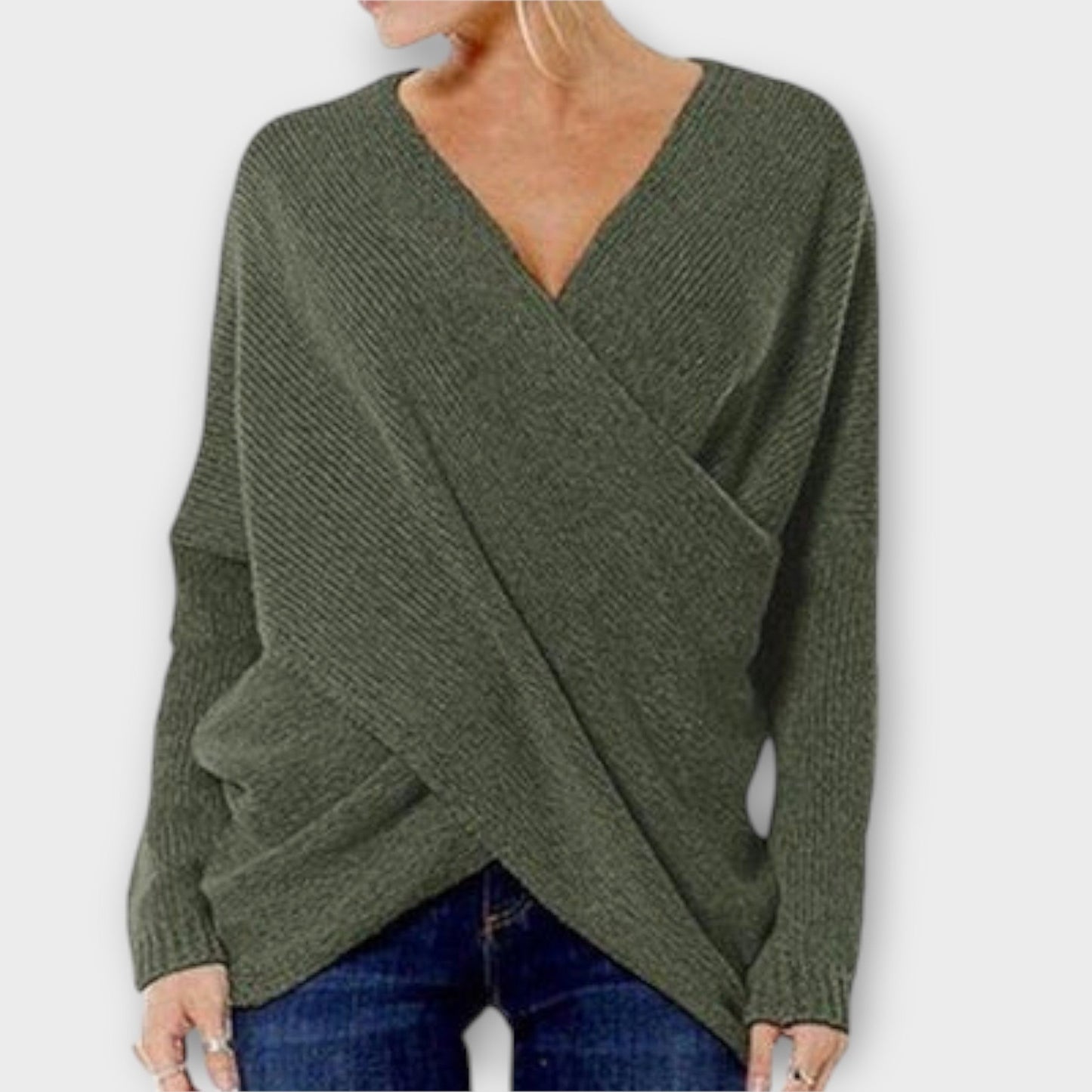 Heidi - Crisscross Sweater