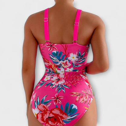 Janet – Elegant Floral Pattern Jumpsuit