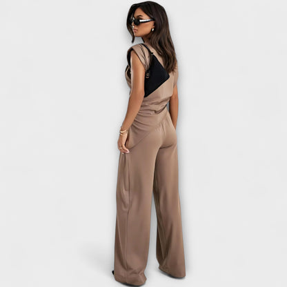 Sofia - Asymmetrical Outfit with Draped Shoulders