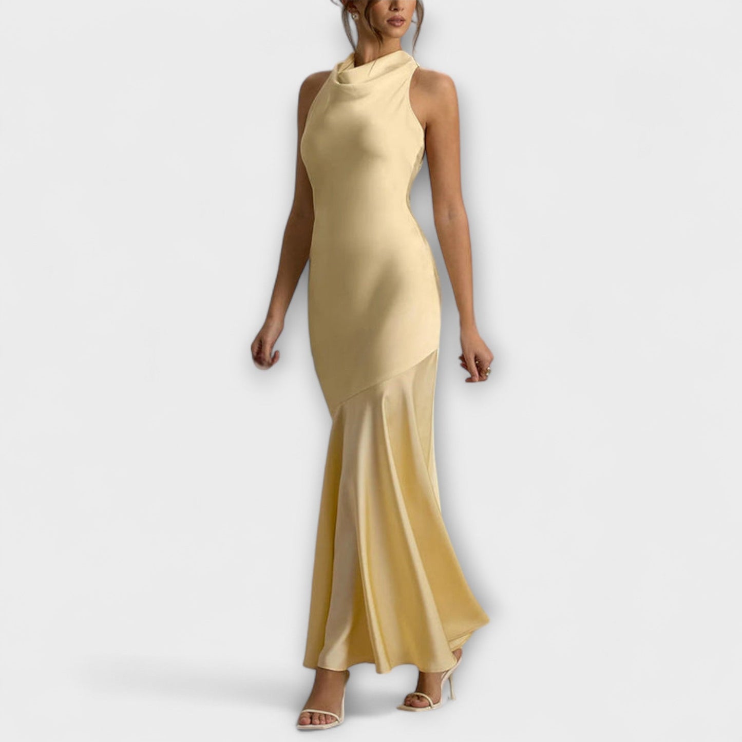 Lennon - Elegant Satin Maxi Dress