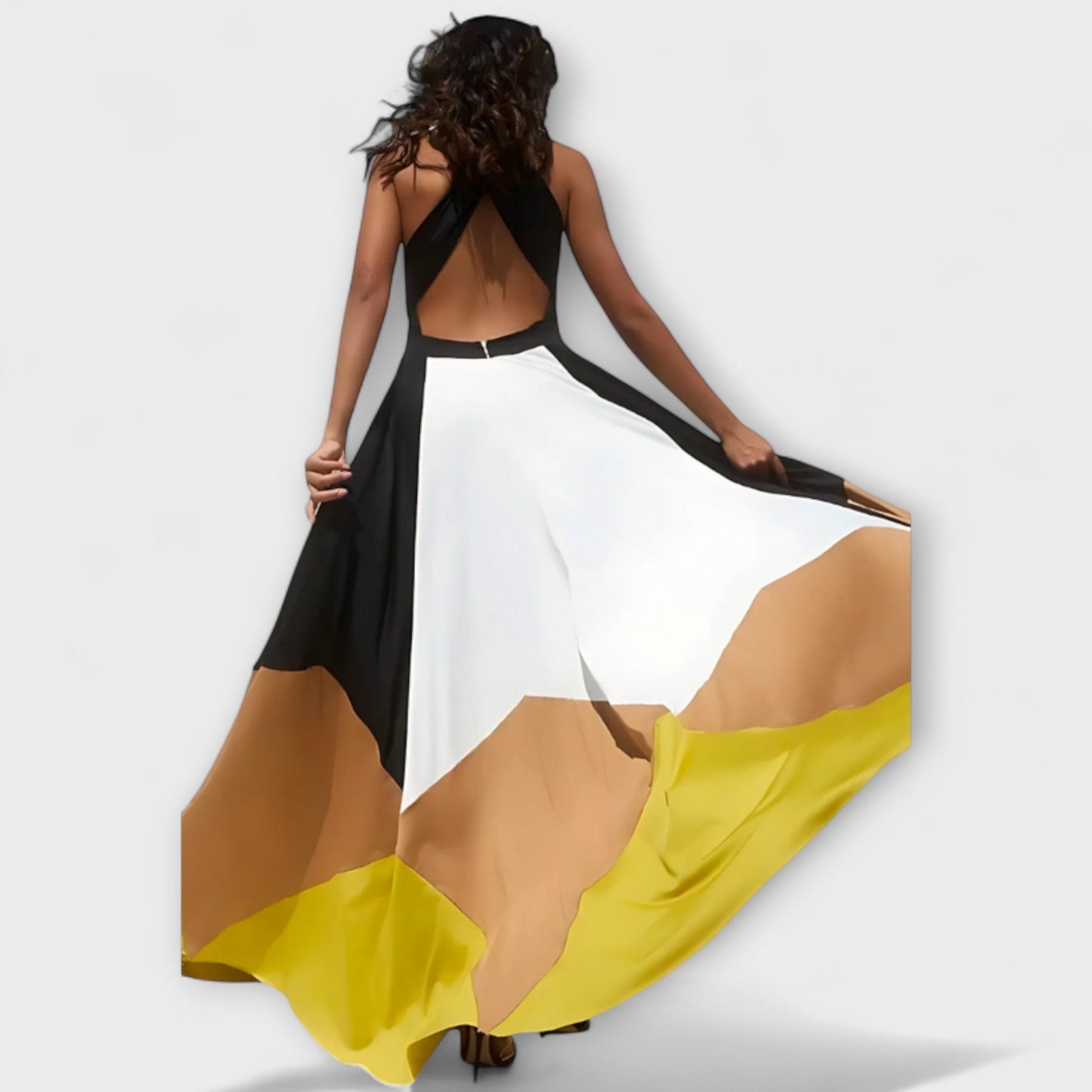 Nava - Open Back Long Dress