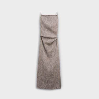 Clara - Flowing Maxi Dress in a Linen Blend