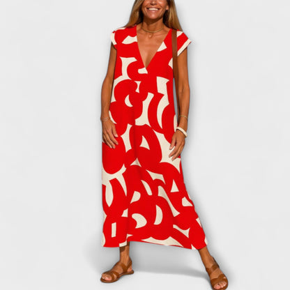 Linae – Lightweight V-Neck Dress
