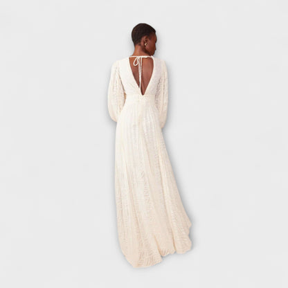 Elsa Cream Maxi Dress by Allegory