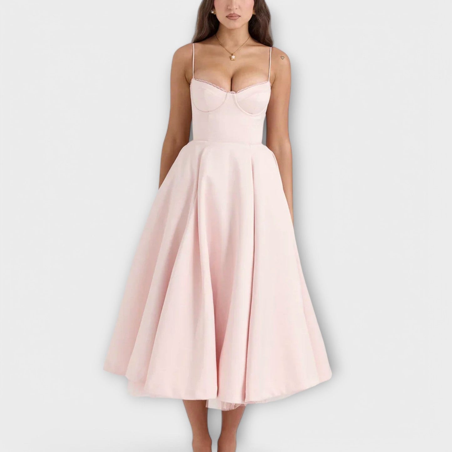 Mélie – Light Summer Dress with Corset Details