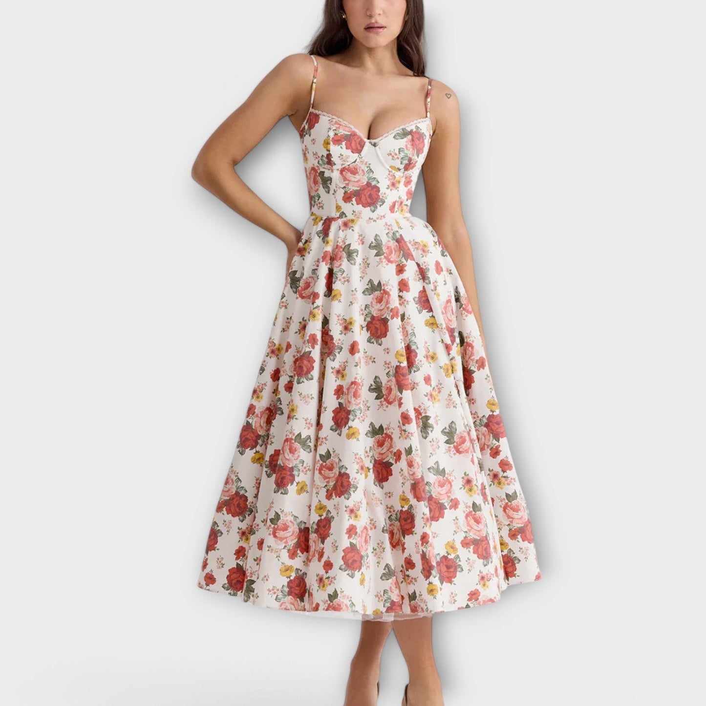 Mélie – Light Summer Dress with Corset Details