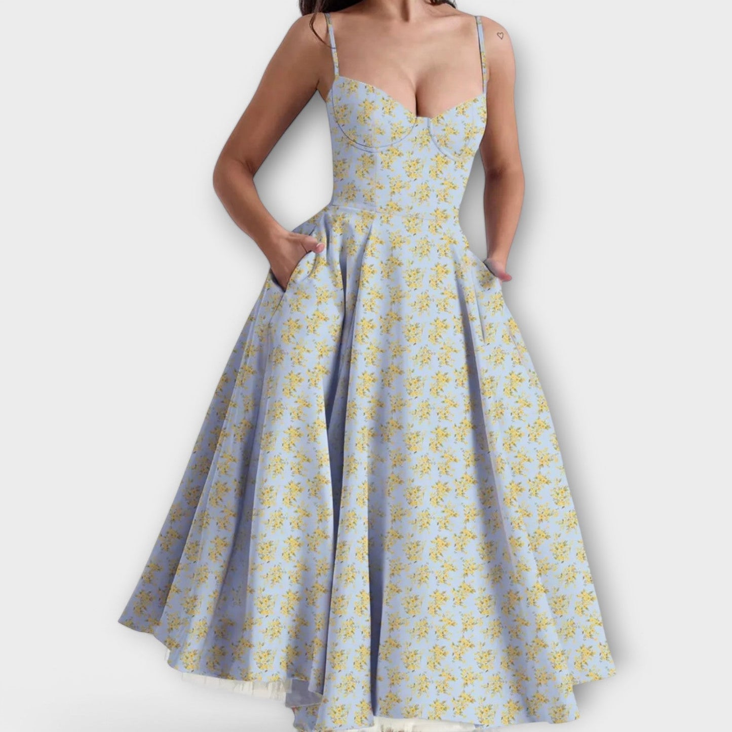 Mélie – Light Summer Dress with Corset Details