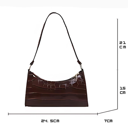 Lora - Glossy Leather Bag