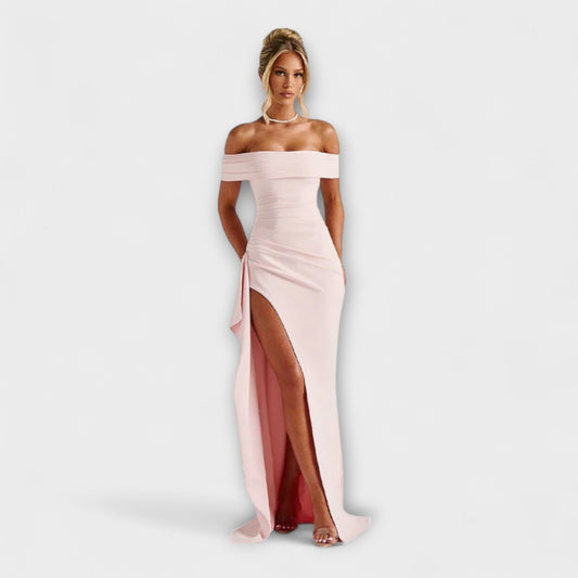 Gretchen - Sculpted Saint Maxi Dress