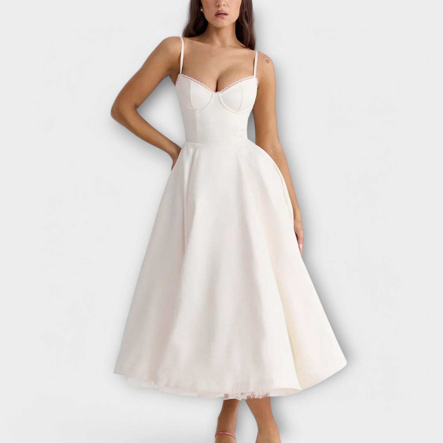 Mélie – Light Summer Dress with Corset Details