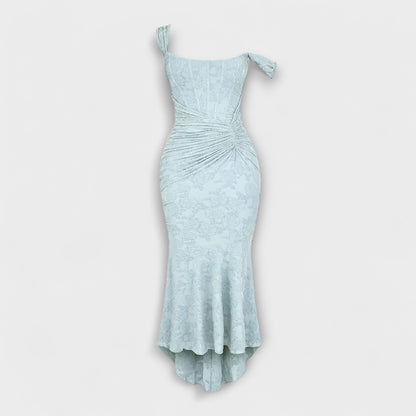 Renske - Elegant Long Dress with Refined Corset