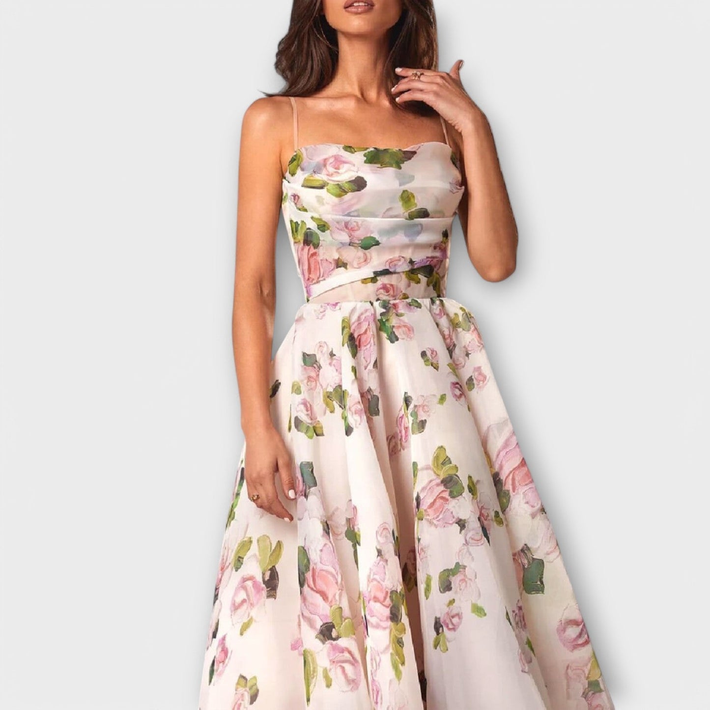 Chic Chiffon Midi Dress
