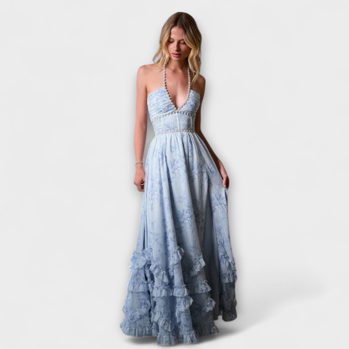 Luzie - Stylish Long Flowing Dress